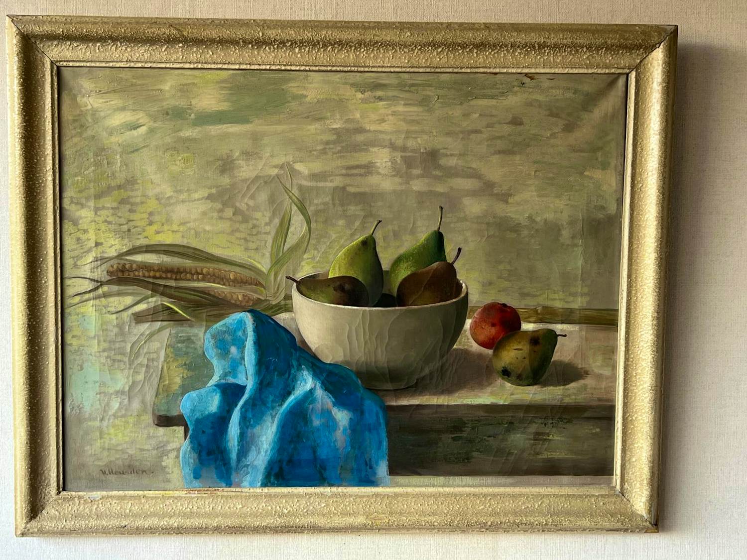 Wout van Heusden - stilleven met fruit kopen? Bied vanaf 150!