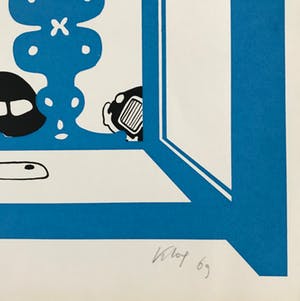 Ton Klop - Kleurenzeefdruk - 1969 - 24/50 - Gesigneerd kopen? Bied vanaf 55!