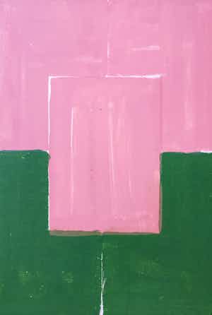 Adine Engelman - Abstracte compositie, monotype (unica) verkocht voor € 75!