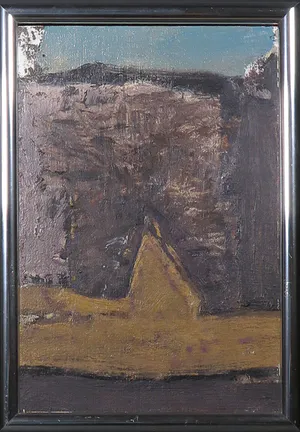 Jaap Ploos van Amstel - Olieverf op doek, Gespleten wand - Ingelijst kopen? Bied vanaf 100!