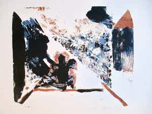 Theo Elfrink - Ingelijste litho "Grosage" verkocht voor € 35!