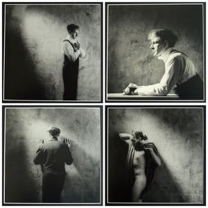 Erwin Olaf - 4 Ingelijste en handgesigneerde foto’s uit 1986 – oplage 1 (!) – 35 x 35 cm kopen? Bied vanaf 1000!