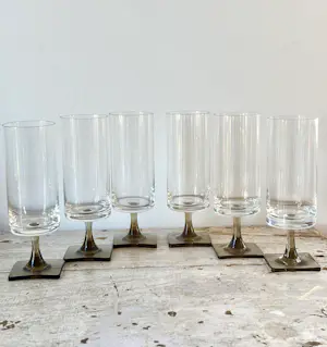 AcheterRosenthal - Smoke “Berlin” Champagne glazen jaren 60 door George Butler Jensen? Enchérissez de 90!