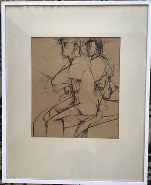 Frits van Eeden - Grote Tekening - Oost Indische inkt -Unica kopen? Bied vanaf 45!