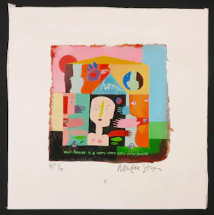 Wouter Stips - Zeefdruk, Our house is a very very very fine house kopen? Bied vanaf 1!