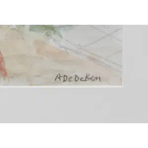 Albert De Deken - Op het terras. kopen? Bied vanaf 245!