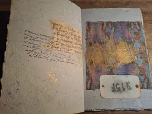 Rob Birza - Boek met een omslag van Leisteen, met originele Kunstwerken/Collages kopen? Bied vanaf 120!