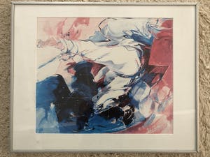 Bernadette Leijdekkers - Bernadette Leijdekkers - Acryl op papier, Zonder titel - Ingelijst kopen? Bied vanaf 50!