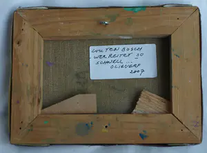 Lou ten Bosch - Olieverf op doek + inkt , Wer reitet so schnell – 2007 kopen? Bied vanaf 40!