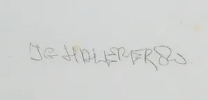 J.G. Haleber - Lot van twee tekening op board, Geometrisch en Rombus kopen? Bied vanaf 1!