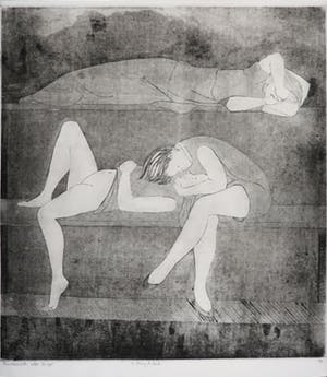 Frits Anton van der Horst - Ets, 't Stapelbed kopen? Bied vanaf 1!