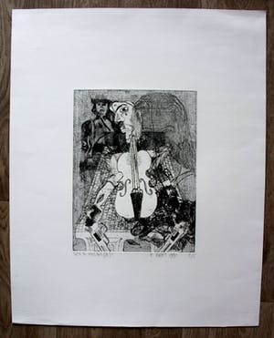 Pieter Drift - Ets: Sex & Violins - 1990 kopen? Bied vanaf 45!