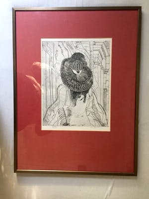 Vic Gentils - Naakte Vrouw - Zeefdruk, Ingelijst kopen? Bied vanaf 75!