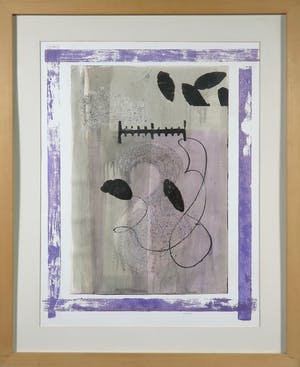 Reggy Gunn - Gemengde techniek op papier, Zonder titel kopen? Bied vanaf 1!