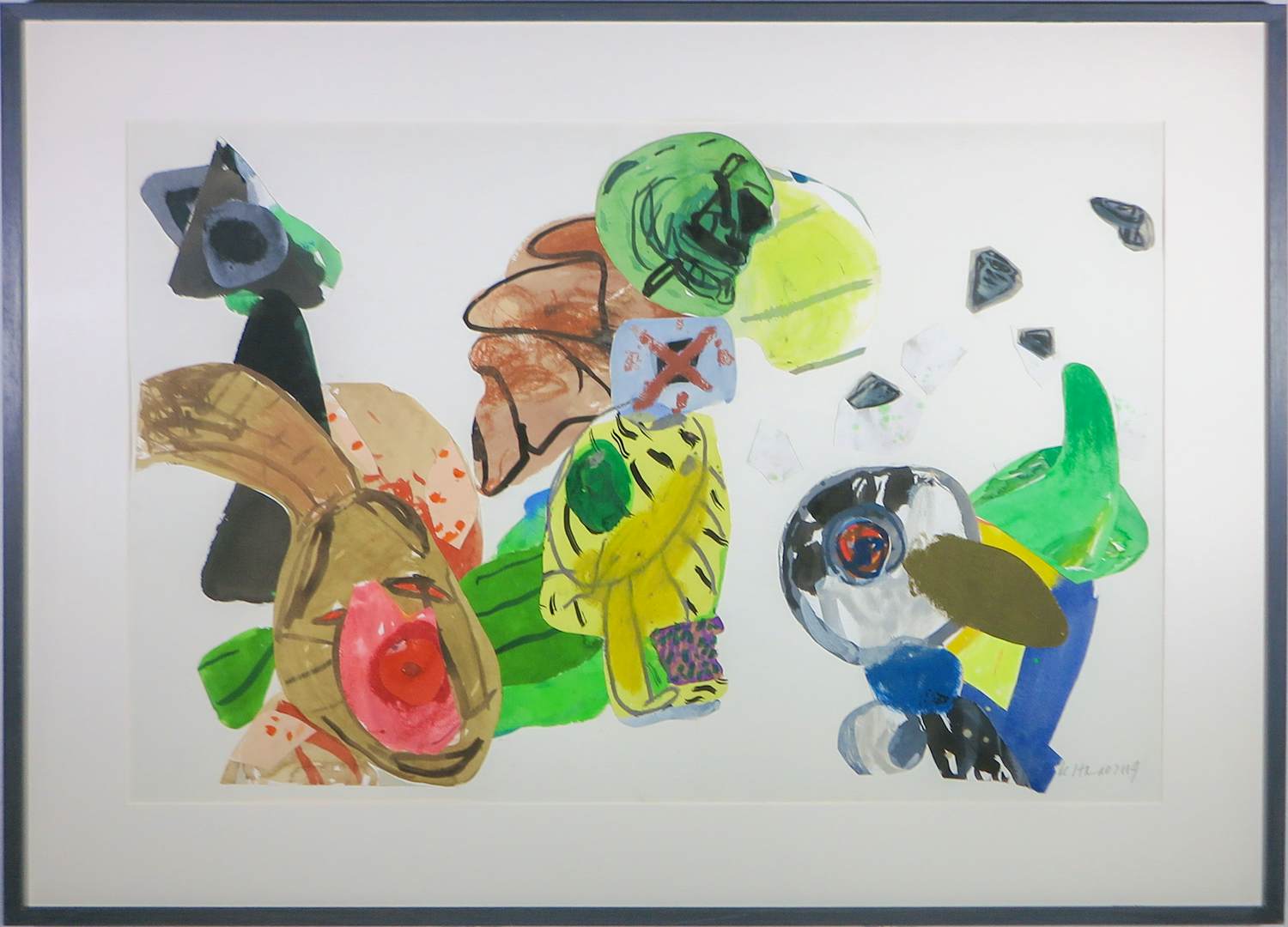 Jurjen de Haan - Gemengde techniek, Z.T. - Ingelijst kopen? Bied vanaf 150!