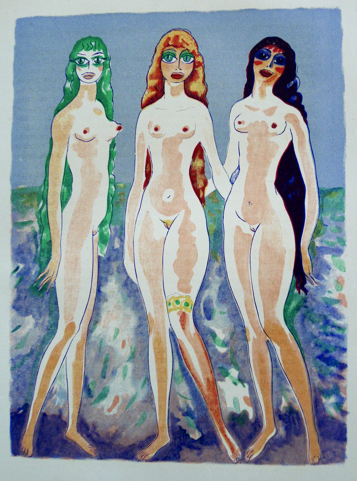 Kees van Dongen - Gravure 1001 nacht : 'Les femmes colombes' kopen? Bied vanaf 15!