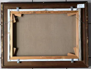 Joop Kobs - Treinstation in berglandschap kopen? Bied vanaf 250!