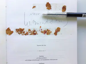 herman de vries - Kunstenaarsboek - Gesigneerd met opdracht - Diversen - Totaal 14 items kopen? Bied vanaf 150!