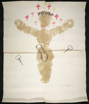 Paul Blanca - Gouache, Verrijzenis kopen? Bied vanaf 1!