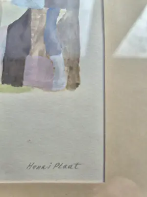 Henri Plaat - abstract kleurenspel kopen? Bied vanaf 25!