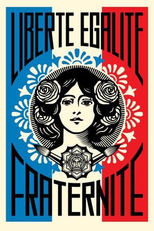 Shepard Fairey - LIBERTÉ, ÉGALITÉ, FRATERNITÉ kopen? Bied vanaf 1!