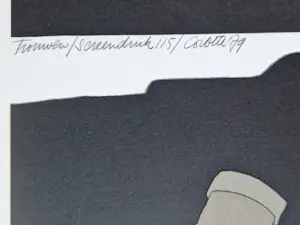 Cor Otte - grote jaren 70 kleuren zeefdruk - beperkte oplage - "Trouwen" kopen? Bied vanaf 36!