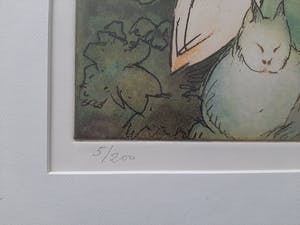 Constant - Constant, ingelijste ets/aquatint: Orpheus met dieren NU LAGE STARTPRIJS! kopen? Bied vanaf 475!