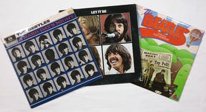 The Beatles - 3 LP's : Let it be - A hard days night en Featuring Tony Sheridan kopen? Bied vanaf 12!