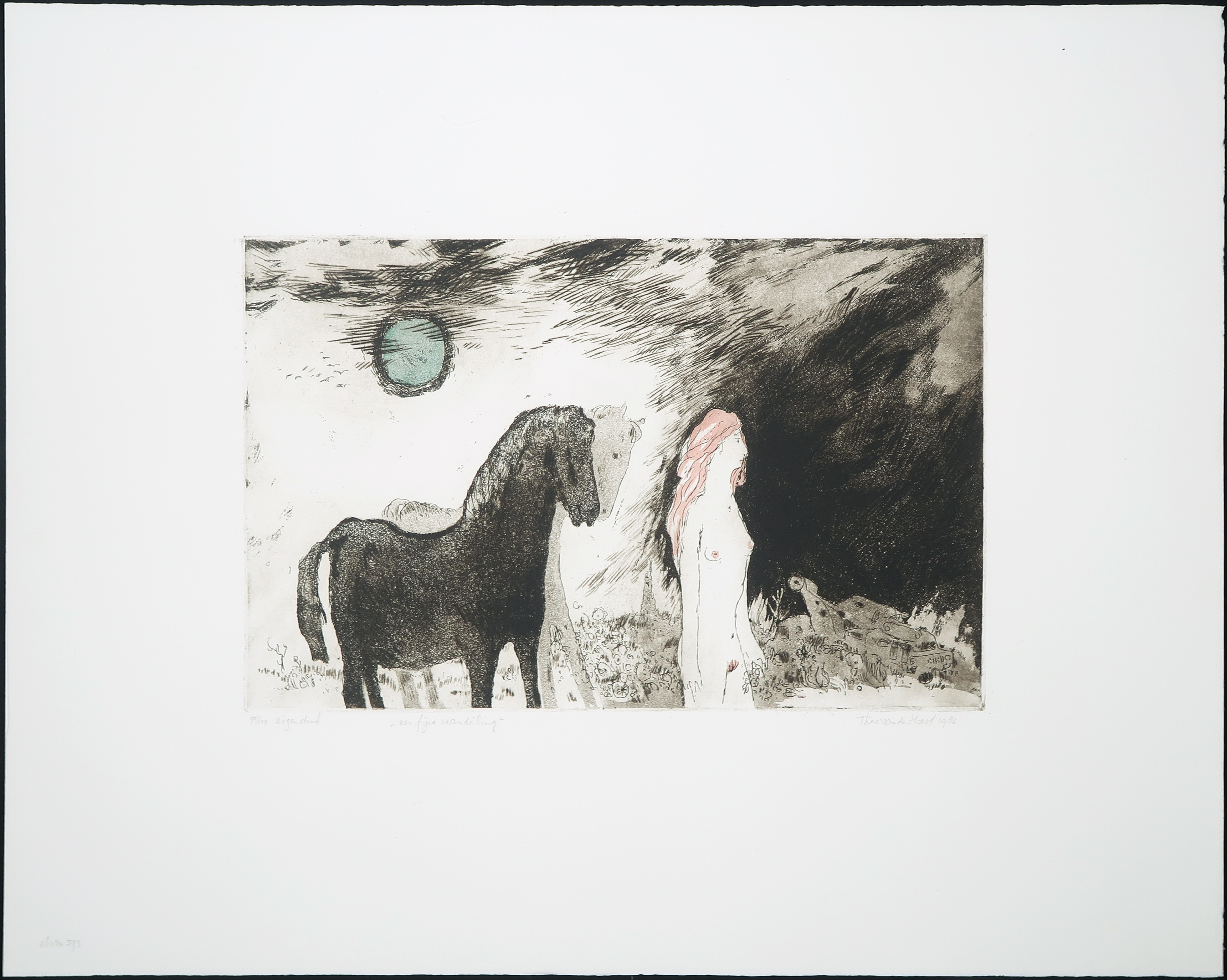 Theo van der Horst - Ets, Een fijne wandeling kopen? Bied vanaf 20!