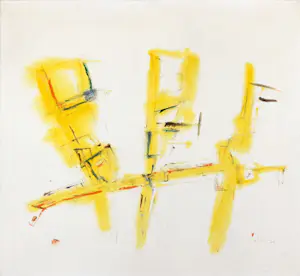 Mark Polee - Acryl op doek, Drie figuren - Ingelijst (Zeer groot) kopen? Bied vanaf 1!
