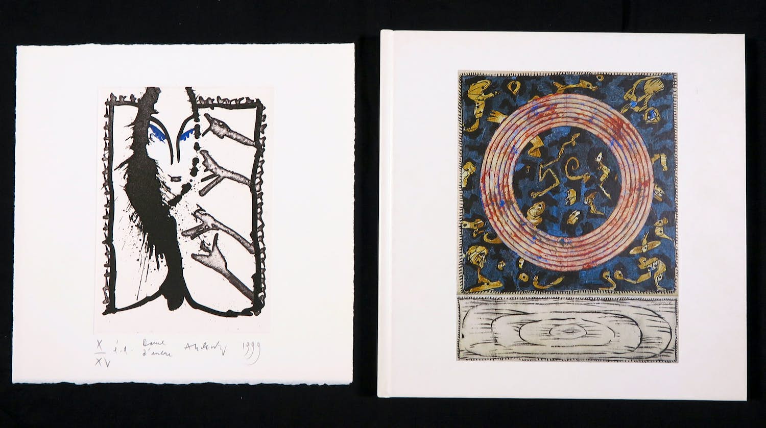 Pierre Alechinsky - Boek met kleurenets, Dame a'mere kopen? Bied vanaf 250!