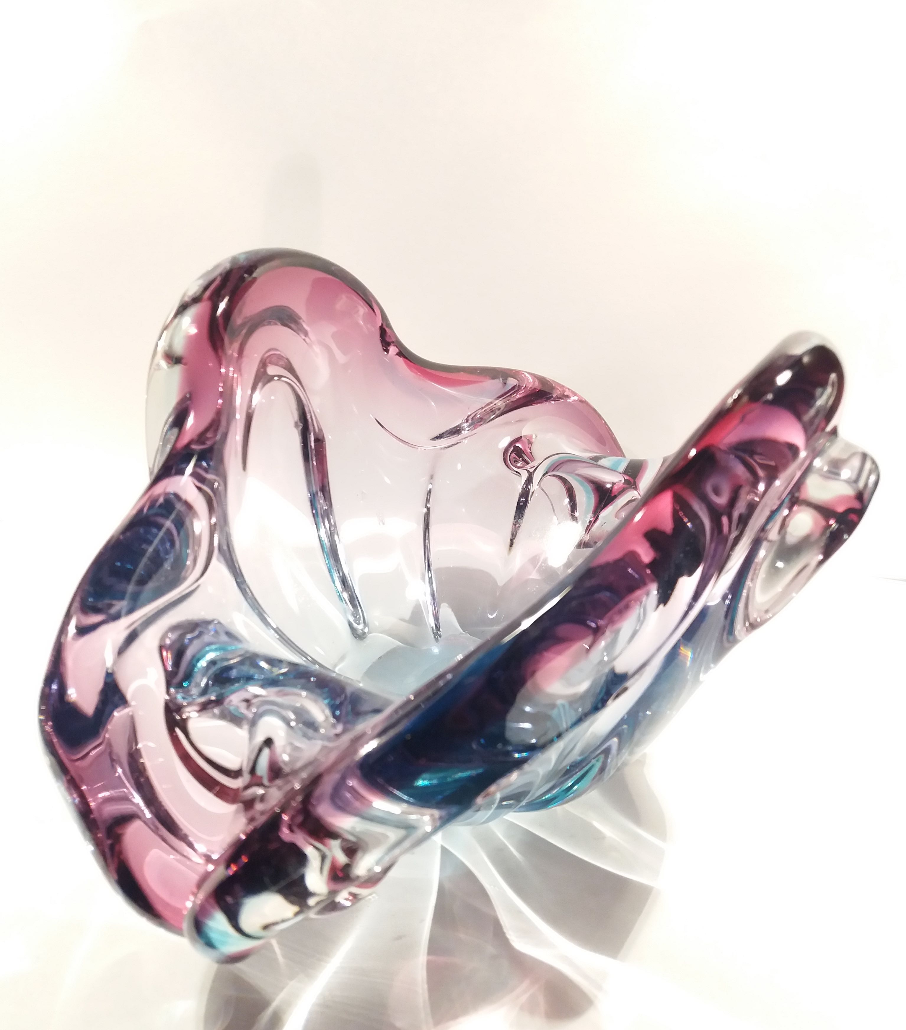 Niet of onleesbaar gesigneerd - Vintage mondgeblazen Murano schaal  kopen? Bied vanaf 1!