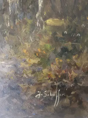 Jan Schaeffer - Bosgezicht met zandpad kopen? Bied vanaf 49!