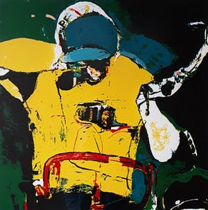 Kees van Bohemen - Jan Janssen, zeefdruk (mooi ingelijst) kopen? Bied vanaf 250!