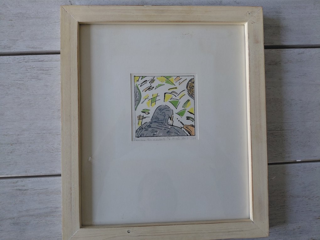 Buy Marijke Verhoef - Painting the garden? Bid from 25!