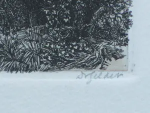 Dirk van Gelder - Hommage a Rodolphe Bresdin - Kopergravure kopen? Bied vanaf 60!