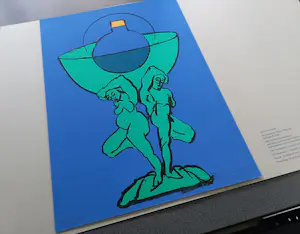 Lambert Maria Wintersberger - Ohne Titel, Siebdruck 2002, signiert und nummeriert kopen? Bied vanaf 70!