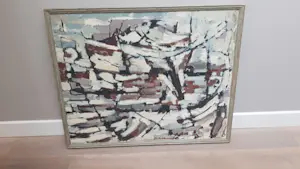 Mado Schoolmeesters - (mevr. Nuiten) - olie op doek, gesigneerd middenonder kopen? Bied vanaf 295!