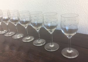 Royal Leerdam - ZEVEN PORTGLAZEN kopen? Bied vanaf 17!