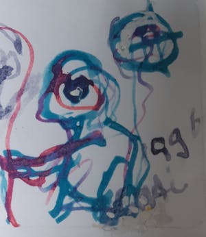 Lotti van der Gaag - ( Laatste keer) Originele tekening uit 1996 kopen? Bied vanaf 245!