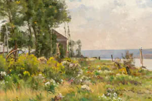 Mario Carl-Rosa - Summer French landscape kopen? Bied vanaf 2000!