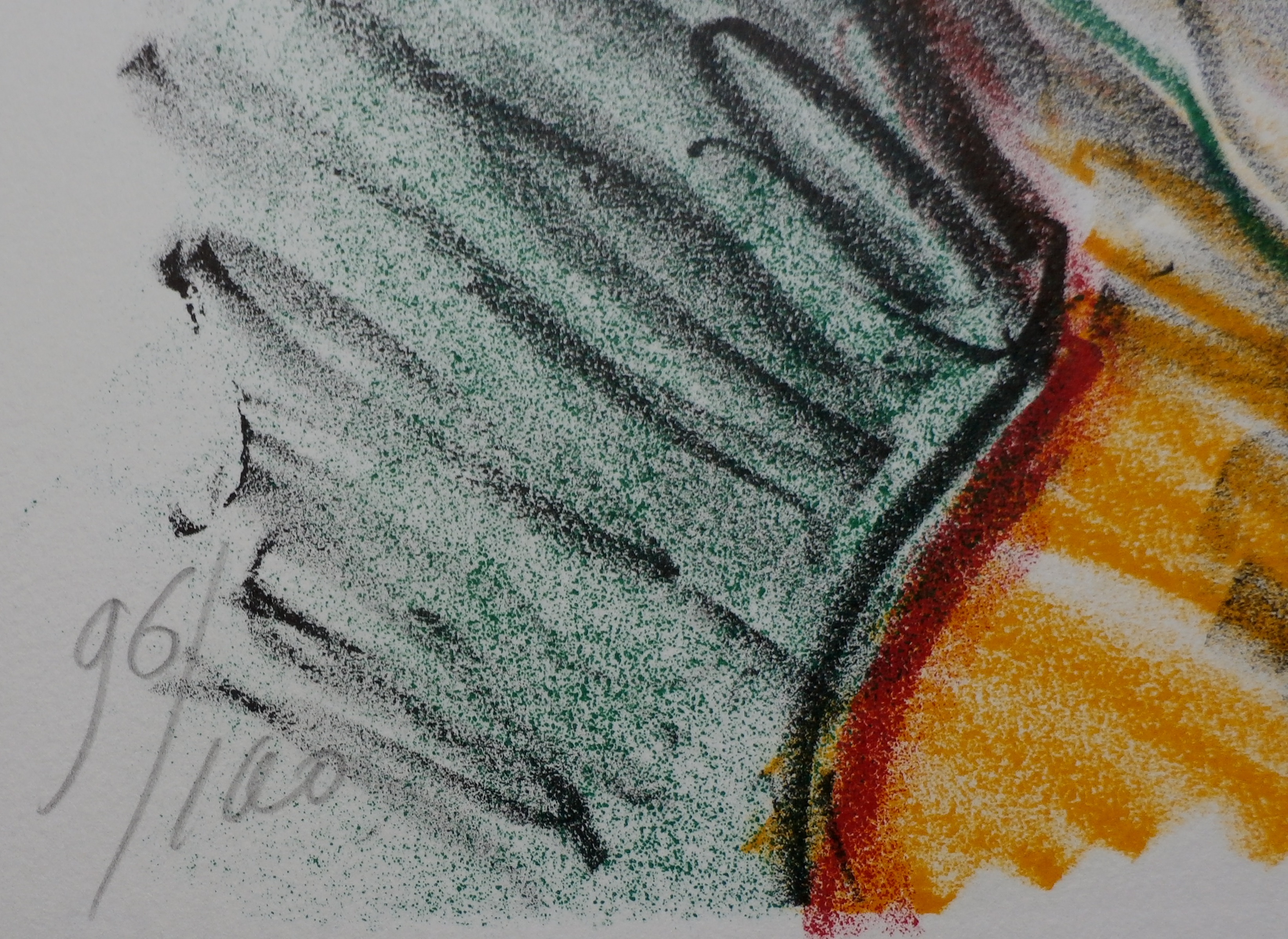 Anton Martineau - zeefdruk: De schilder en zijn model - 1998 kopen? Bied vanaf 80!