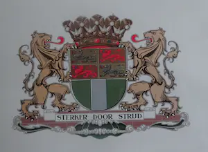 Adriaan van der Plas - Adriaan van der Plas: Stadswapen van Rotterdam in opdracht gemeente Rotterdam kopen? Bied vanaf 25!