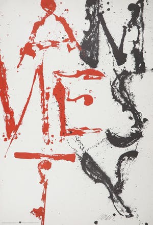 Arman - Litho, Ontwerp voor poster Amnesty International kopen? Bied vanaf 1!