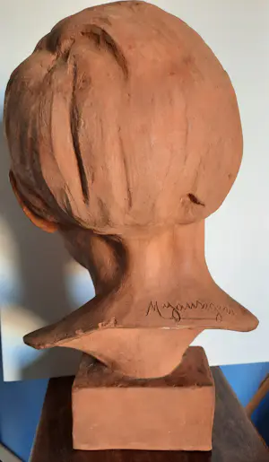 Maurice Jansegers - Portret meisje in terracotta kopen? Bied vanaf 1!