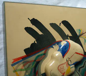 Joop Jongbloed - Gemengde techniek , Bellen blazen – 60 x 60 cm – 1981 kopen? Bied vanaf 150!