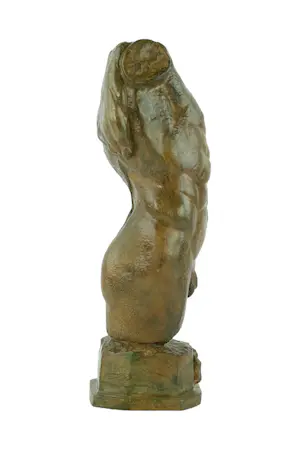 Pierre Chenet - Bronzen beeld van mannen torso - 7 kg kopen? Bied vanaf 369!