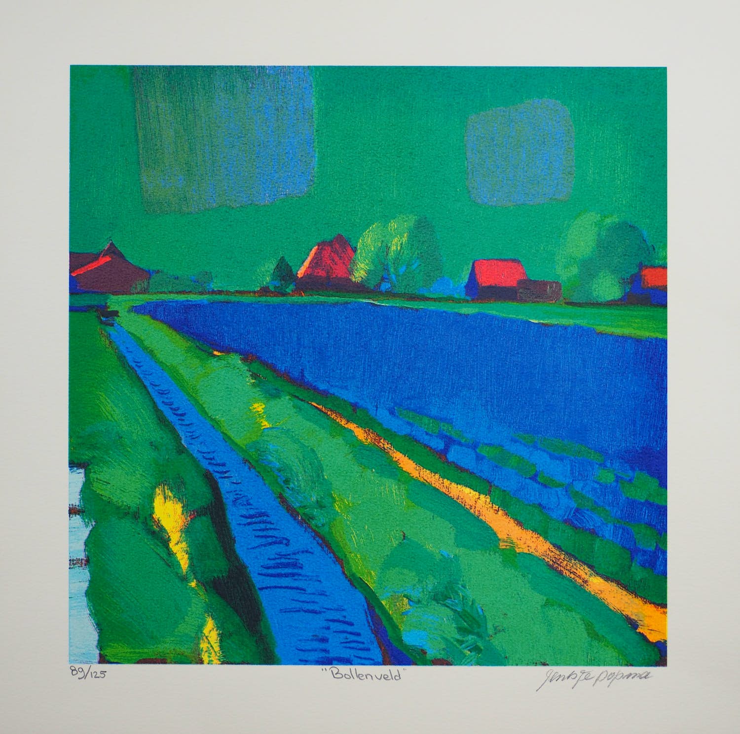 Jentsje Popma - Bollenveld verkocht voor € 100!