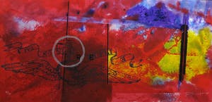 Piotr Konkel - Zeefdruk op board, 3-luik embrace (met ophangsysteem) kopen? Bied vanaf 80!