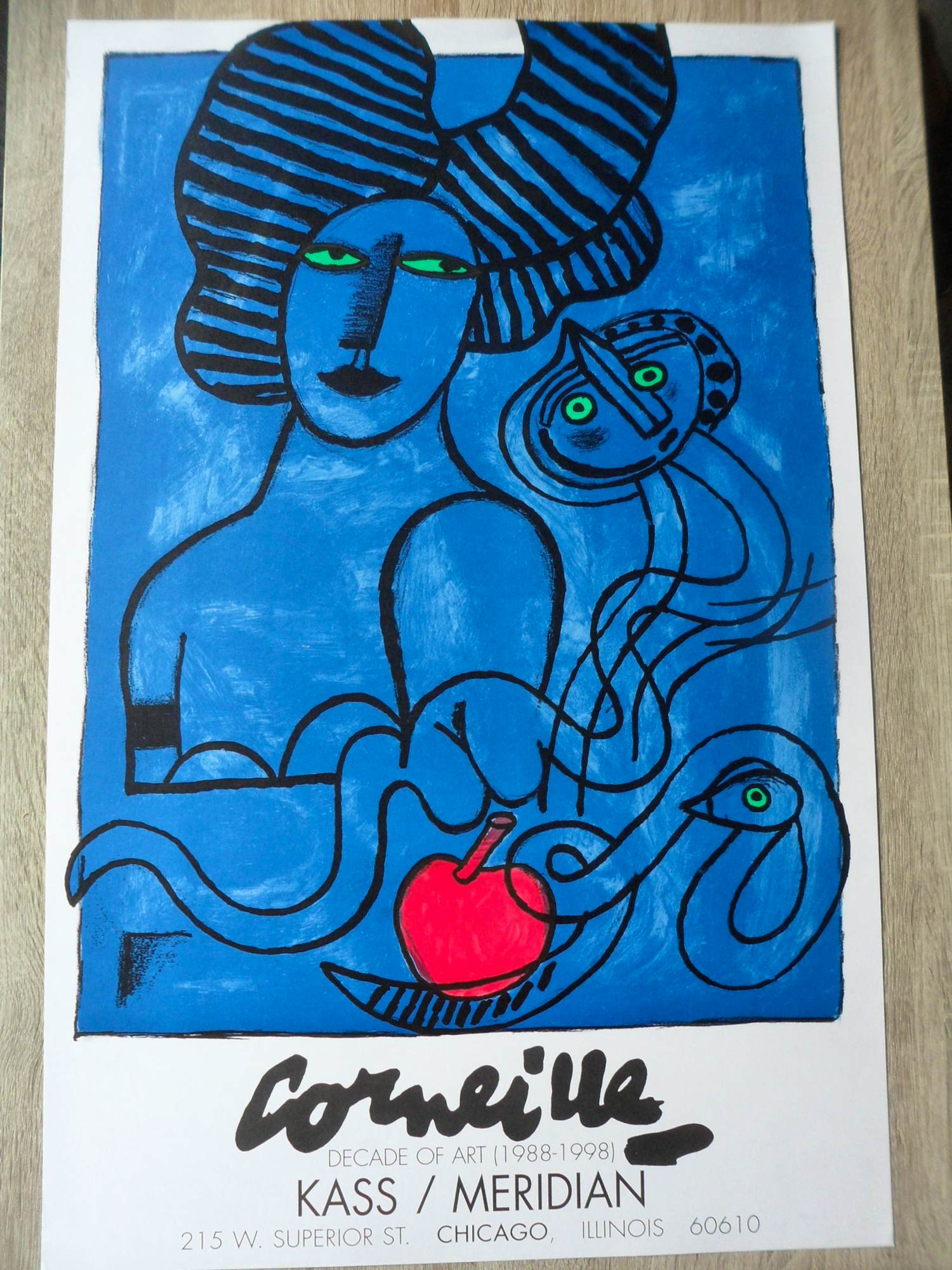 corneille-kleurenlitho-image-du-paradis-uit-1998-verkocht